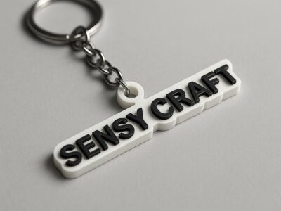 Custom Name Keychain – Personalized 3D Printed Keyring