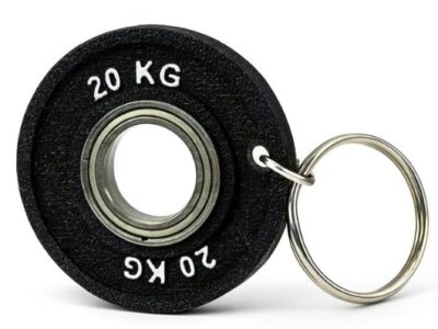 Gym Weight Plate Keychain